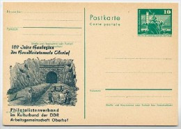 DDR P79-20b-81 C153-b Postkarte PRIVATER ZUDRUCK Brandleitetunnel Oberhof 1981 - Cartes Postales Privées - Neuves