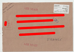 6164 Lettre Cover 2021 THAILANDE THAILAND AIR MAIL ELEPHANT - Thaïlande