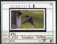 Saint Pierre Et Miquelon 2012 - SPM 2012 - Michel ? Yvert 1024 ** Mnh Neuf Postfris - Schwalbe - La Becquée - Rondini