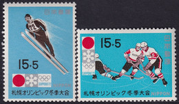 Japón 1971 Correo 1000/01 **/MNH Preludio De Los Juegos Olímpicos De Sapporo.(2 - Neufs