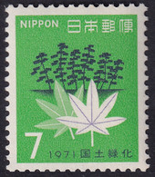 Japón 1971 Correo 1002 **/MNH Campaña Nacional De Reforestación. - Neufs