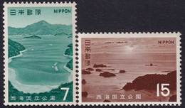 Japón 1971 Correo 1010/11 **/MNH Parque Nacional De Saikai.(2val.) - Neufs