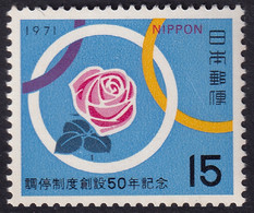 Japón 1971 Correo 1021 **/MNH 50º Aniv. Del Sistema De Mediación - Neufs