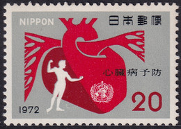 Japón 1972 Correo 1051 **/MNH Dia Mundial Del Corazon. - Neufs