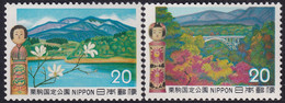 Japón 1972 Correo 1055/56 **/MNH Parque Nacional Kurikoma.(2val.) - Neufs