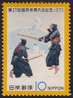 Japón 1972 Correo 1068 **/MNH 27º Rencuentro Deportivo Nacional. - Neufs