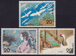 Japón 1974 Correo 1101/03 **/MNH Cuentos Japoneses.(3val.) - Neufs