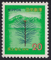 Japón 1974 Correo 1109 **/MNH Campaña Nacional De Reforestación. - Neufs