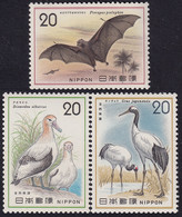 Japón 1974 Correo 1136/38 **/MNH Mamíferos Y Aves.(3val.) - Neufs