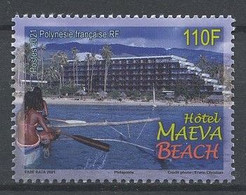 POLYNESIE 2021 N° 1283 ** Neuf MNH Superbe Architecture Hôtel Mythique De Polynésie  Le Maeva Beach Tourisme - Nuevos