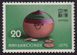 Japón 1975 Correo 1175 **/MNH 100º Aniv. Caja De Ahorro Postal. - Neufs