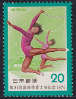 Japón 1976 Correo 1202 **/MNH 31º Rencuentro Deportivo Nacional. - Neufs