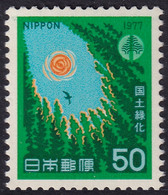 Japón 1977 Correo 1217 **/MNH Campaña Nacional De Reforestación. - Neufs