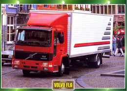 C2/ FICHE CARTONNE CAMION PORTEUR 1995 VOLVO FL6 - Camiones