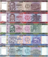 LIBERIA 20 50 100 500 1000 Dollars Set Of 2022 W39 - W43 UNC 5 Banknotes With Matching Two Last Serials - Liberia