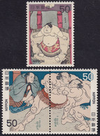 Japón 1979 Correo 1283/85 **/MNH Sumo. (3val.) - Neufs