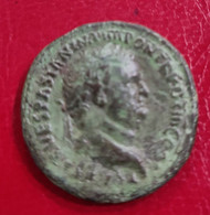 IMPERIO ROMANO. AÑO 72 D.C. DUPONDIO. TITO. PESO 10.7 GR.  REF A/F. - La Dinastía Flavia (69 / 96)