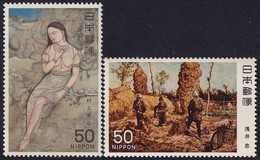 Japón 1979 Correo 1311/12 **/MNH Arte Moderno Japones.(2val.) - Neufs