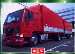 C2/ FICHE CARTONNE CAMION PORTEUR 1995 VOLVO FL7 - LKW