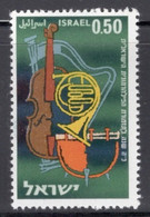 Israel 1961 Single Stamp Celebrating 25th Anniversary Of Philharmonic Orchestra In Unmounted Mint - Ongebruikt (zonder Tabs)