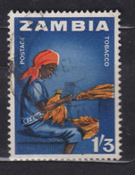 1964 Zambia / Sambia Mi:ZM 9°,Yt:ZM 12°, Tobacco Worker / Tabakarbeiter/in - Zambia (1965-...)