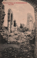 Noordschote (Juin 1917) - Ruines De L'Église - Lo-Reninge