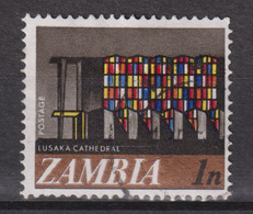 1968 Zambia / Sambia Mi:ZM 39°,Yt:ZM 39°, Cathedral In Lusaka - Zambia (1965-...)