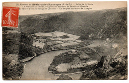 Env. De ST-GERVAIS-D'AUVERGNE - Vallée De La Sioule - Presqu'île De Murat, Prise Des Hauteurs Du Paradis De Queuille - Saint Gervais D'Auvergne