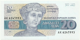 Bulgaria - 20 Leva - 1991 - P 100 - Unc. - Serie АK - Bulgarian National Bank - Bulgarie