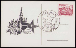 POLAND 1962 / 75 Years Of Esperanto / Postcard Poznan P84 - Esperanto