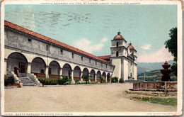 California Santa Barabara Mission 1919 Detroit Publishing - Santa Barbara