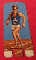 Plaquette Nesquik Jeux Olympiques. Podium Olympique. Robert Bogey. 10000 M. France.  Tokyo 1964 - Blechschilder (ab 1960)