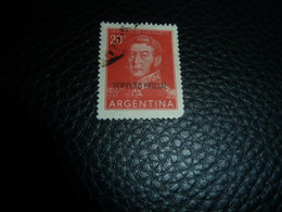 Argentina - Général José De San Martin - 20 Centavos - Servicio Official - Yt 380 - Rouge - Oblitéré - Année 1956 - - Usados