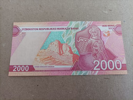 Billete De UZBEKISTAN De 2000 SUM, Año 2021, UNC - Ouzbékistan