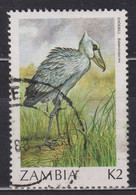 1987 Zambia / Sambia Mi:ZM 400°,Yt:ZM 396°, African Shoebill (Balaeniceps Rex), Afrikanischer Schuhschnabel - Zambia (1965-...)