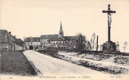 FRANCE - 60 - Montmille - Le Calvaire Et L'église - Carte Postale Ancienne - Andere & Zonder Classificatie