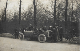 CARTE PHOTO LE MANS CIRCUIT SARTHE 1906 CLÉMENT BAYARD 100 HP COURSE AUTOMOBILE - 72 - Le Mans