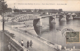 FRANCE - 71 - CHALON SUR SAONE - Pont Jean Richard - B F - Carte Postale Ancienne - Chalon Sur Saone