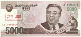 Korea, North - Specimen - 5000 Won - 2008 ( 2009 ) - Pick 66.s - Unc. - 5.000 - Korea, Noord