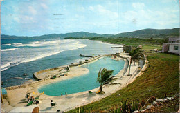 (2 P 1) OLDER - USA - Virgin Islands - (posted To France 1960) St Croix By The Sea - Jungferninseln, Amerik.