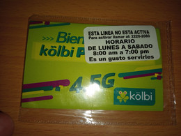 COSTA RICA NEW KOLBI GSM SIM Card With Chip PHONECARD - Costa Rica