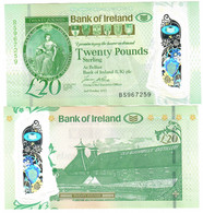 Northern Ireland 20 Pounds 2017 VF Bank Of Ireland - 20 Pounds