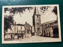 Cpa 88 Bulgneville -Rue De L’église - - Bulgneville