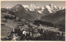 Carte-Photo Eiger Mönch Jungfrau From Meiringen - Meiringen