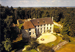 27 - Harcourt - Château - Vue Aérienne Côté Parc - A L'arrière Plan, L'enceinte Féodale - Harcourt