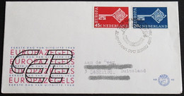 NIEDERLANDE 1968 Mi-Nr. 899/00 CEPT FDC - 1968