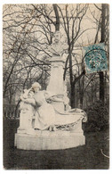 CPA 75   PARIS   1904     PARC MONCEAU       STATUE DE MAUPASSANT - Statues