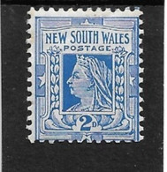 AUSTRALIA NEW SOUTH WALES 1905 2½d DEEP ULTRAMARINE SG 335 PERF 12 X 11½ MOUNTED MINT - Neufs