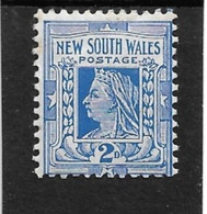 AUSTRALIA NEW SOUTH WALES 1905 2½d DEEP ULTRAMARINE SG 335 PERF 12 X 11½ MOUNTED MINT - Nuovi