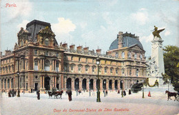 FRANCE - 75 - PARIS - Cour Du Carrousel - Statue De Léon Gambetta - Carte Postale Ancienne - Autres & Non Classés